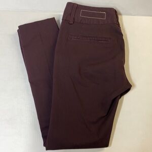 rag & bone Burgundy Chino Style Pant/Jean